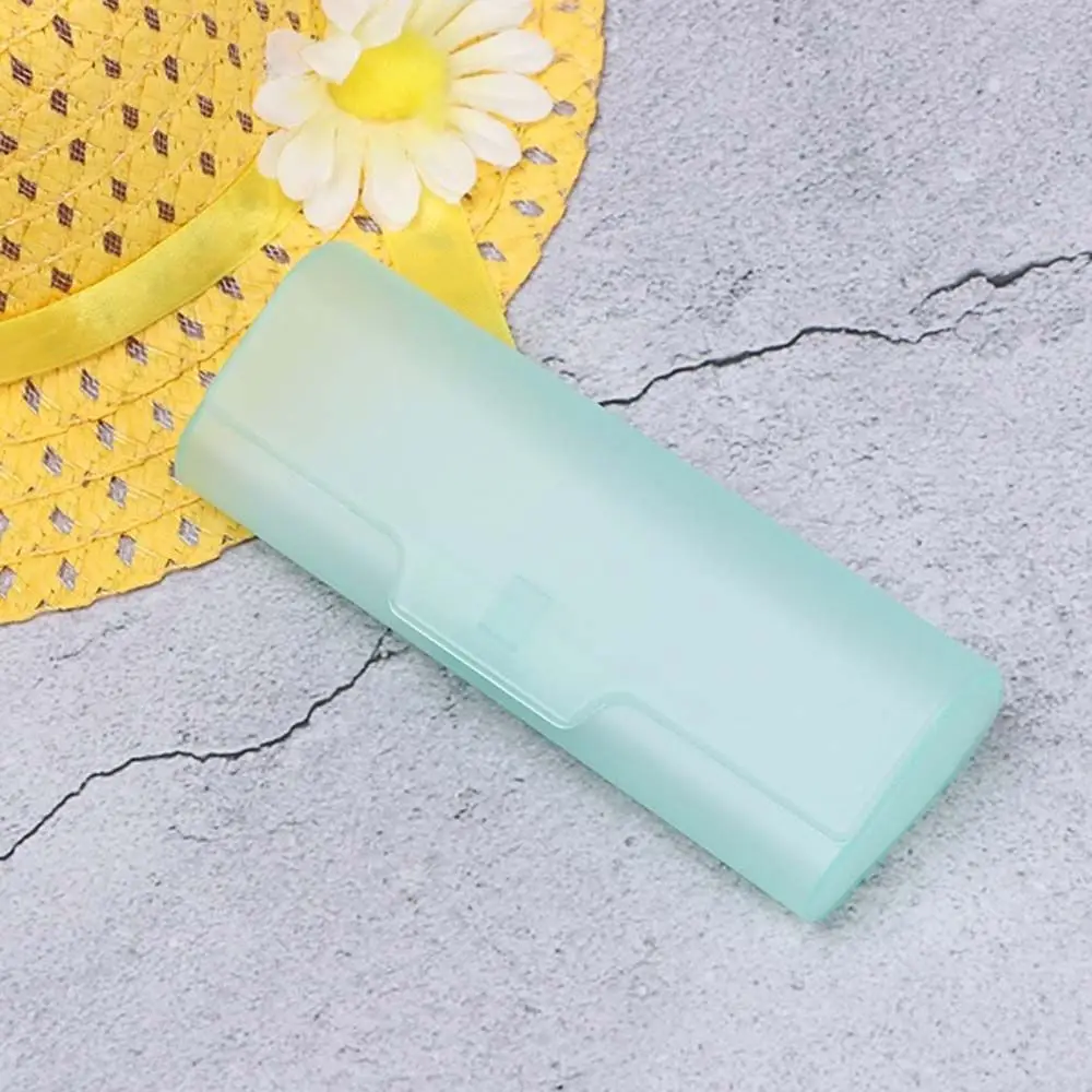 ポータブルティーン男性プラスチック女性眼鏡ハードボックス眼鏡ケースメガネボックス老眼鏡ケース