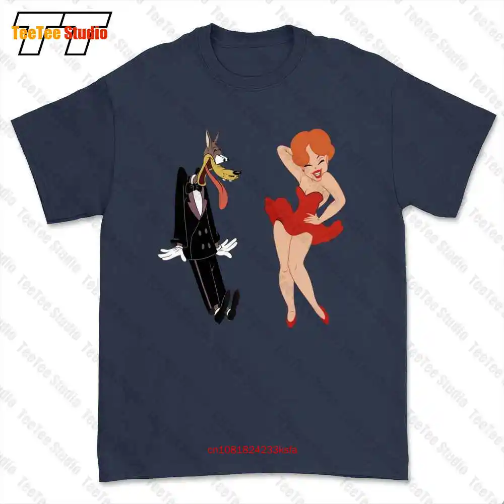 Big Bad Wolf & Red Hot Riding Hood Tex Avery Mgm Cartoon T-shirt Tee GB8M