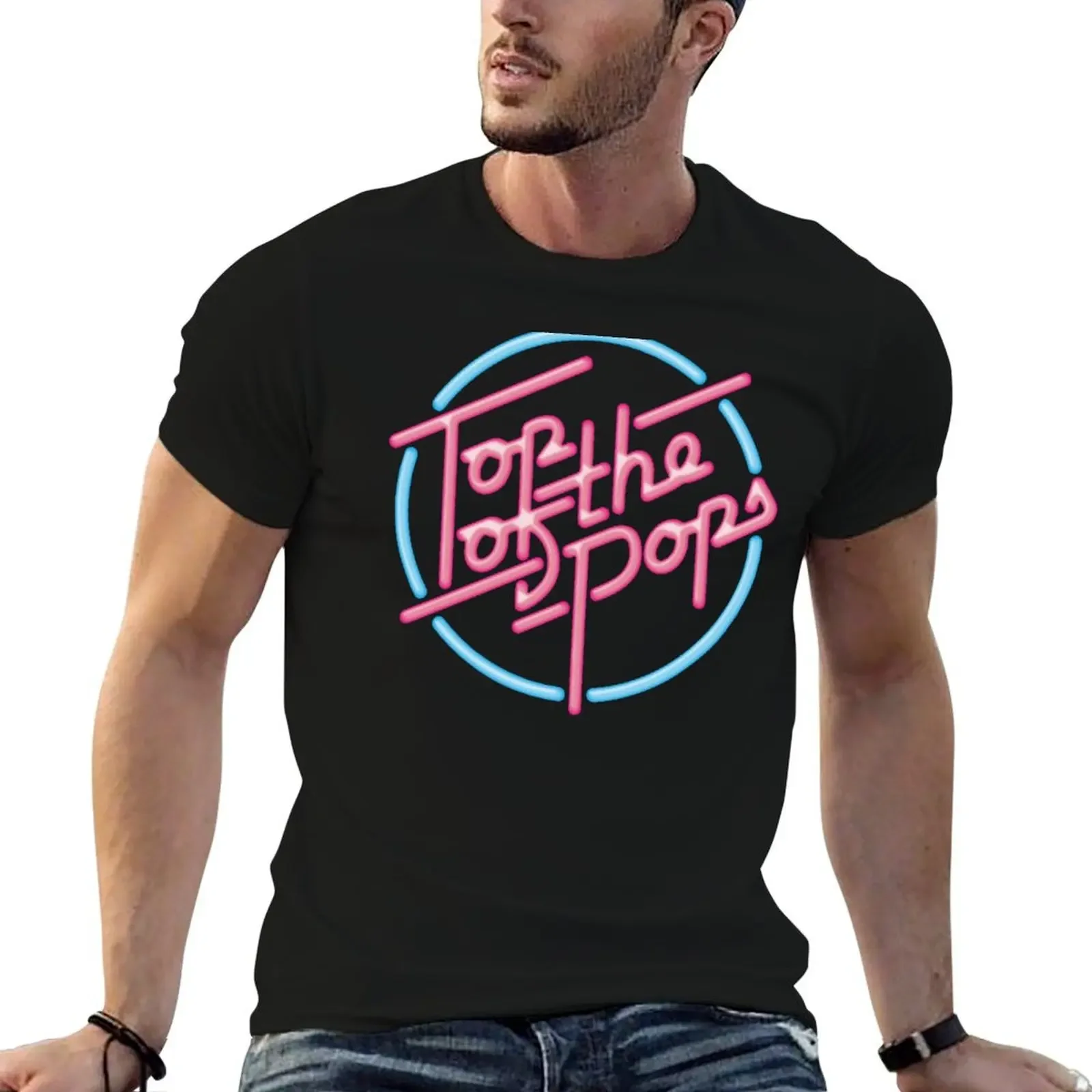 beebthings Top of the Pops 1981 T-Shirt korean fashion Short sleeve tee t shirt for men