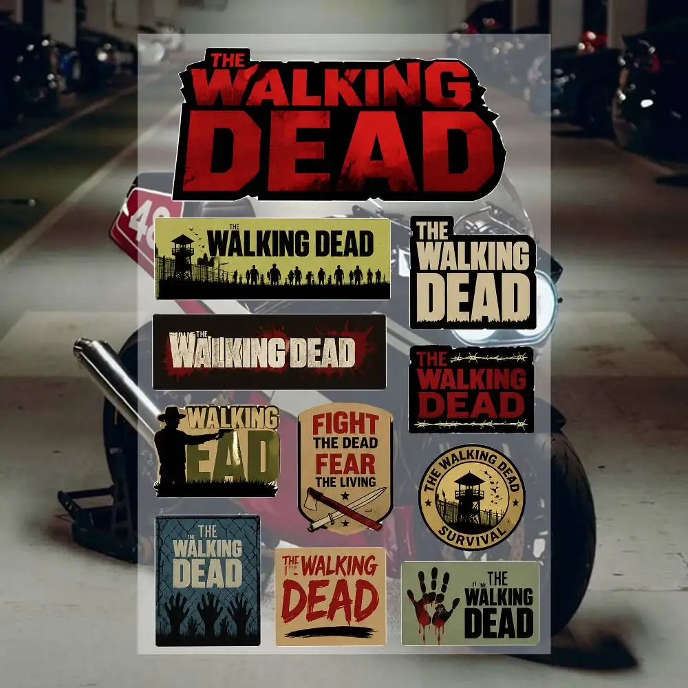 T-he W-alkinG- Dead Waterproof Vinyl Stickers for Car Motorcycle Bike Skateboard Laptop Bottle Phone