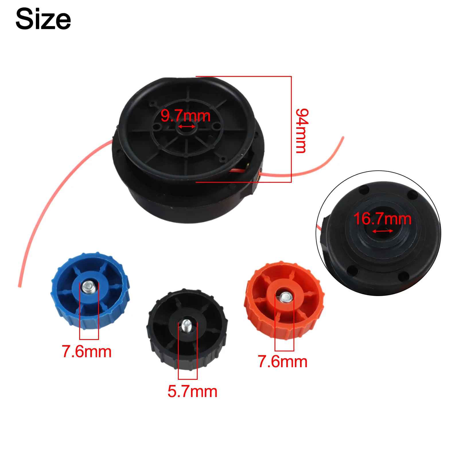 Reliable For Homelite ST155 ST165 ST175 ST275 ST285 Z830SB D630CD D725CDE D825SD D825SB D825CA D630CD & D725CDE +3 Bump Knob