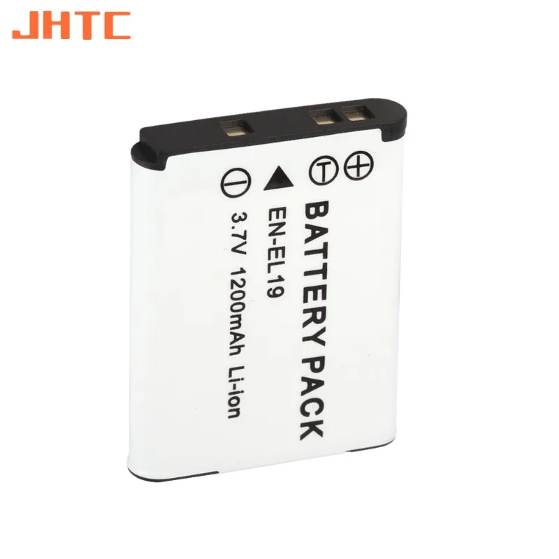 1200mah Battery EN EL19 EN-EL19 For Nikon Coolpix S100 S2500 S2600 S3100 S3200 S3300 S4100 S4200 S4300 S6600 Camera Batteries