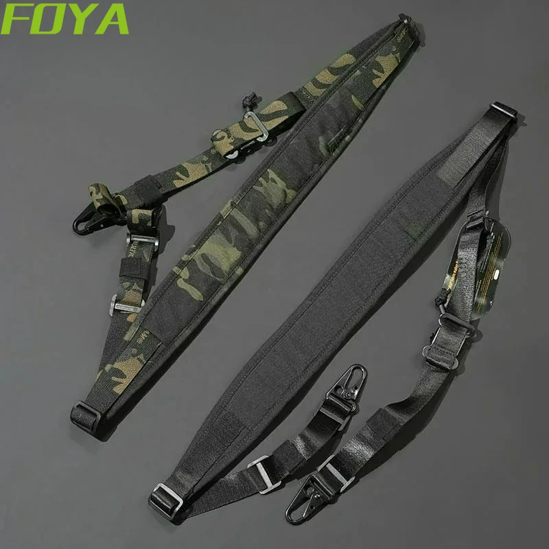 

Тактический модульный строп для винтовки, съемный 2-точечный/одноточечный строп, мягкое боевое снаряжение для стрельбы, ремешок для охотничьей винтовки
