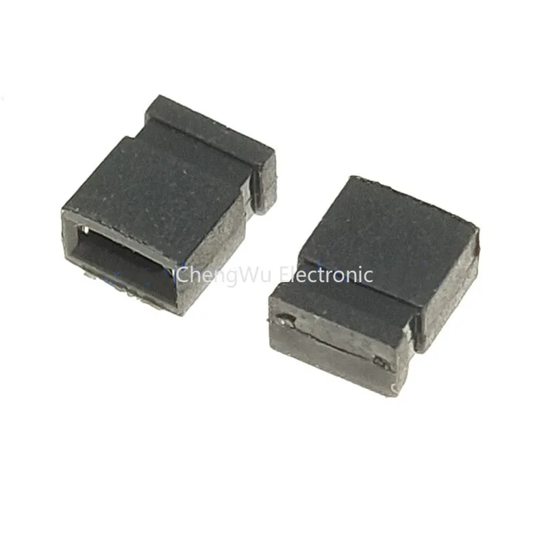 100pcs 1.27mm Pitch Jumper Cap Closed Short Circuit Cap Pin Connector Blocks Connector for 1.27mm Header