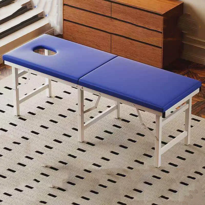 Spine Beauty Tattoo Handheld Massage Table Bed Massage Bed Cervical Embroidery Eyelashes Lettino Per Massaggi Salon Furniture