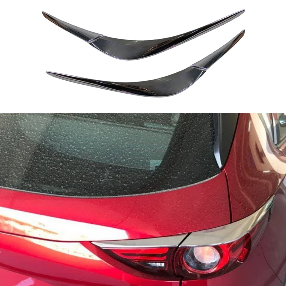 

4pcs For Mazda CX-5 2017 2018 2019 2020 2021 2022 Tail Light Lamp Cover Trims Rear Tail Lamp Decoration Trim Light Hoods