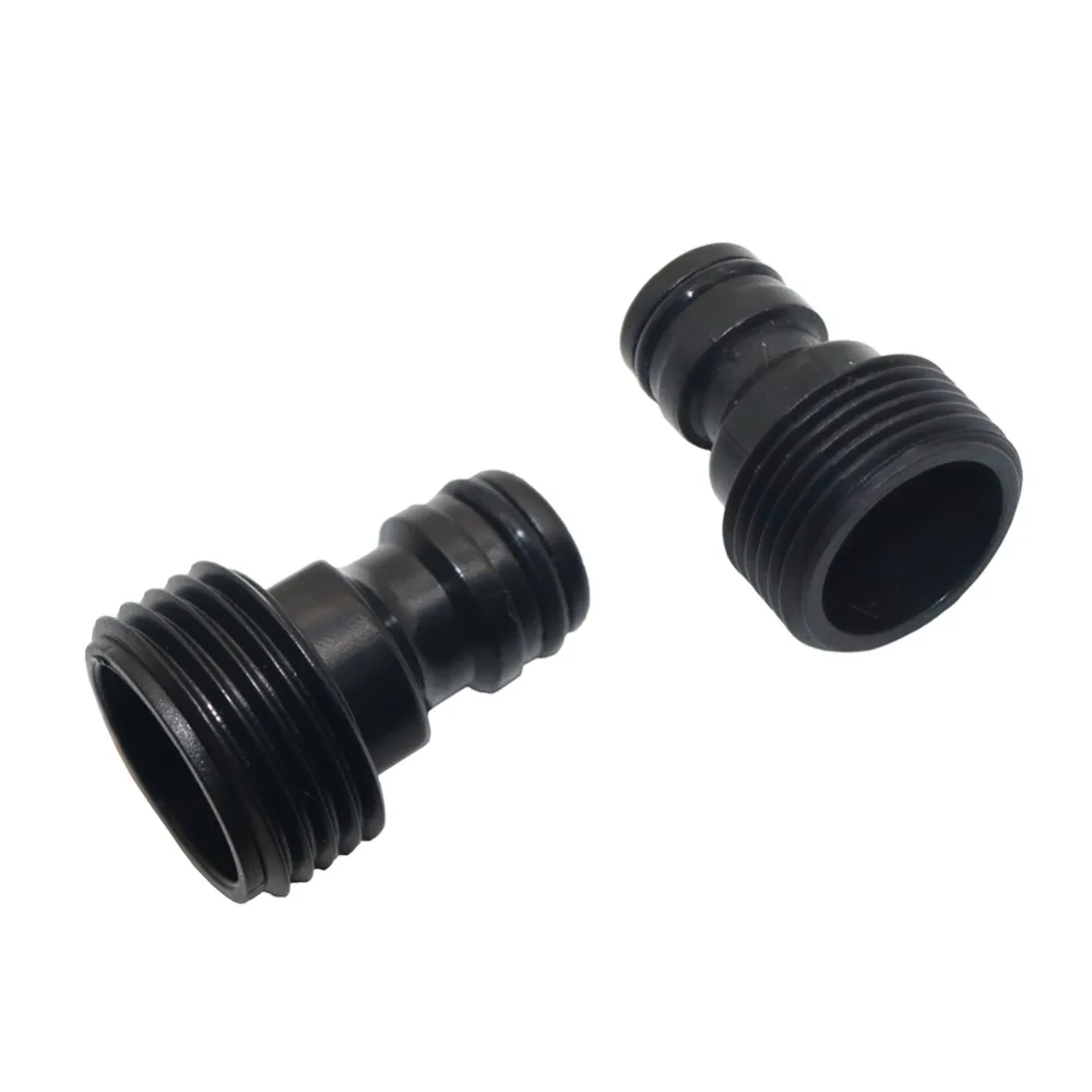 

3/4" Male Thread Quick Coupling Garden Drip Irrigation Pipe Water Connector Gardening Accessories Tap Adapter 5 Pcs