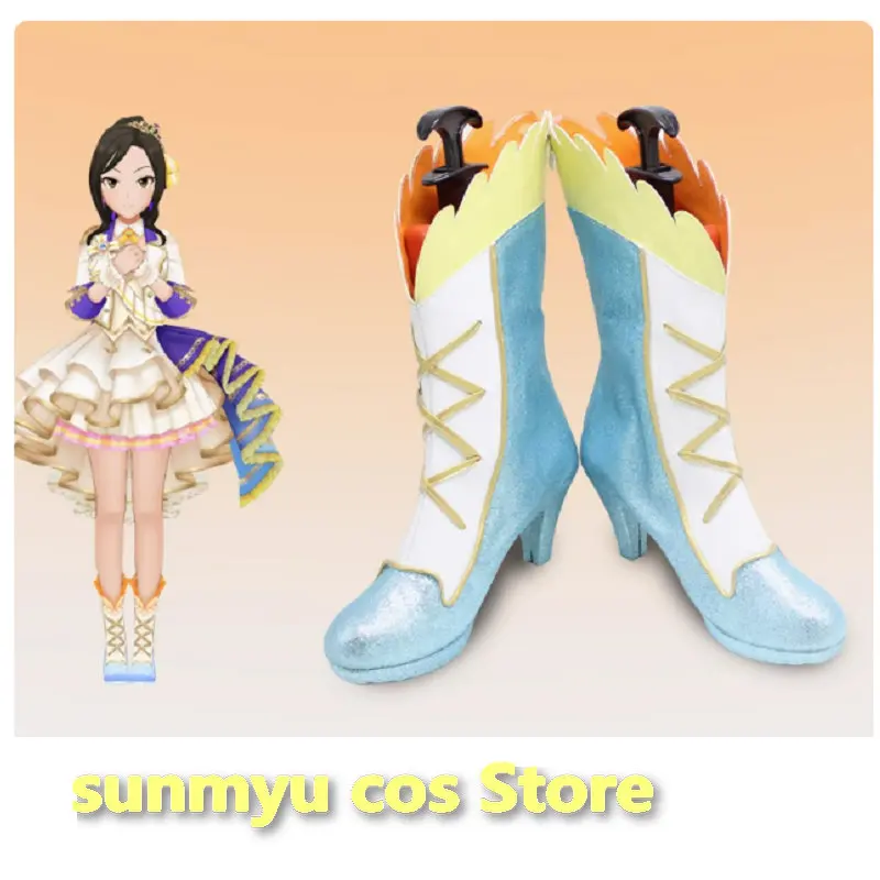 

Idol Mukai Takumi Обувь для косплея Синие сапоги