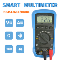 Mestek Auto Multimeter 10A AC/DC Current Voltage Multitester Overload Protection Digital Electric Current Tester