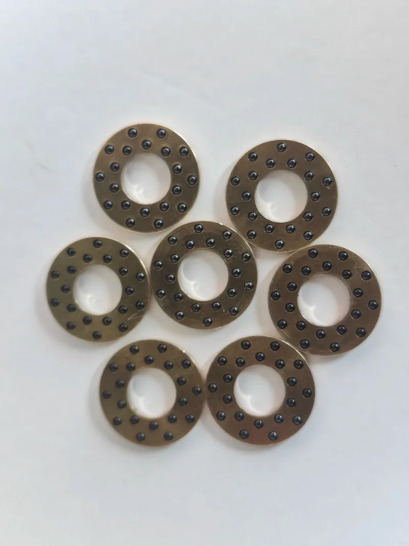 10 pçs/lote bronze cobre proteção bola cerâmica para facas diy flipper cerâmica rolamento de esferas ferramentas abertura rápida faca cz028