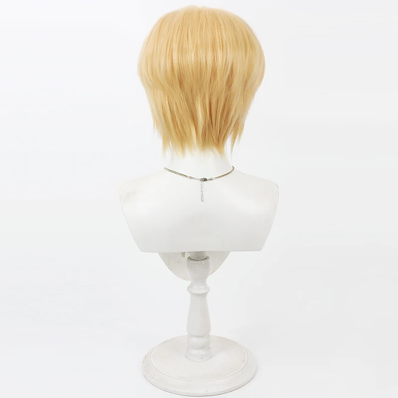 Game Limbus Company Sinclair Cos Cosplay Wig Halloween Party Prop Synthetic Hair Heat Resistant Fiber + Wig Cap