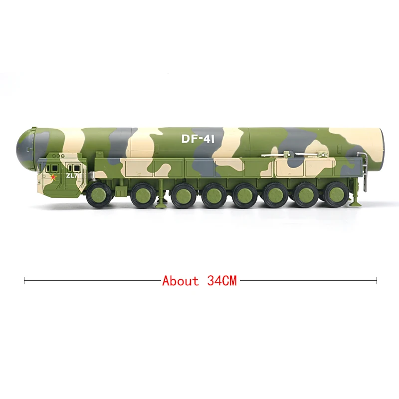 Model wojskowy 1/72, klocki konstrukcyjne, chińska rakieta balistyczna międzykontynentalna DF-41, model do składania, zabawka kolekcjonerska.