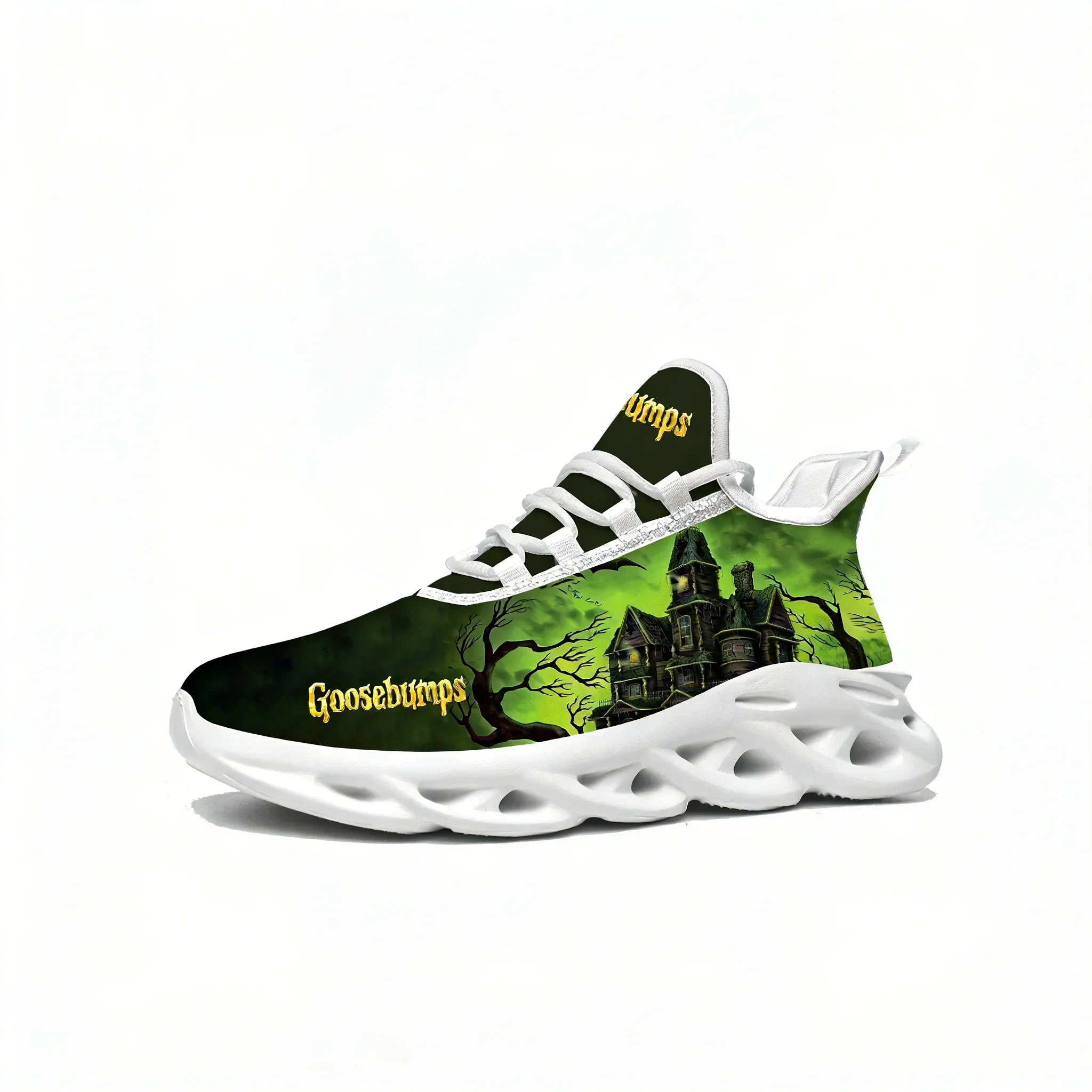 Zapatillas planas Goosebumps, calzado deportivo para hombre y mujer, zapatillas cómodas personalizadas de alta calidad, calzado hecho a medida
