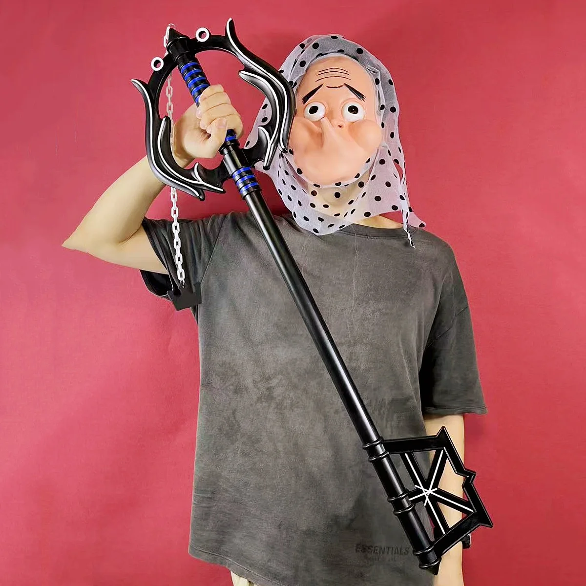 86 سنتيمتر المملكة قلوب مفتاح كاتانا سورا السيف أنيمي تأثيري الدعامة بولي Ninja سكين الحجم الحقيقي اليابانية كاتانا الأصلي الساموراي صابر لعبة