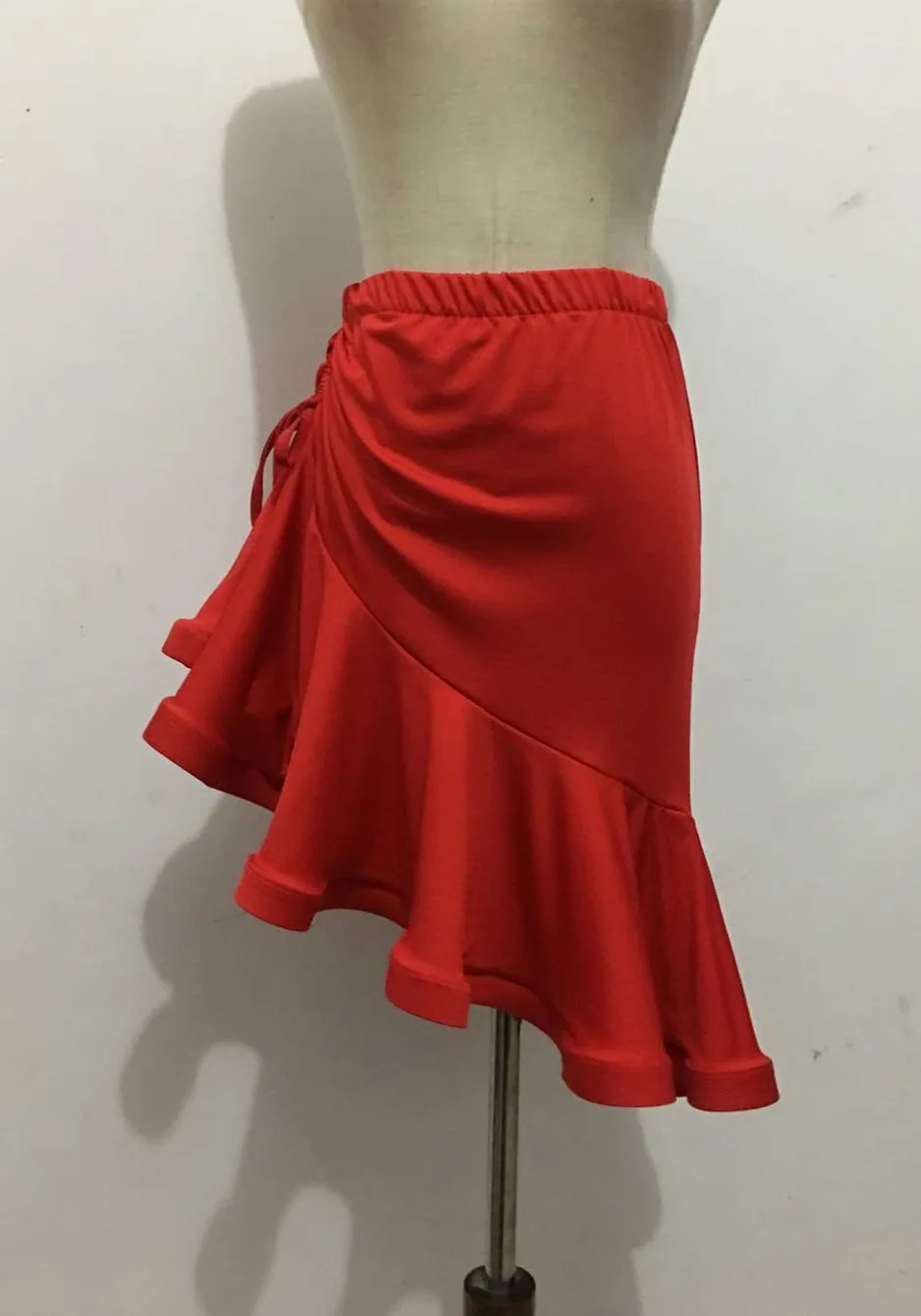 Tenue de danse latine pour adultes, costume d'entraînement, imprimé léopard, jupe Sexy, polyvalente, longueur f, support, nouveau modèle 2020