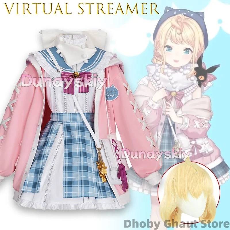 

Virtual Streamer Cosplay Millie Winter Outfit Anime Game Same Style 코스프레 Performance Wear Lolita Kawaii Party Cosplay Dress