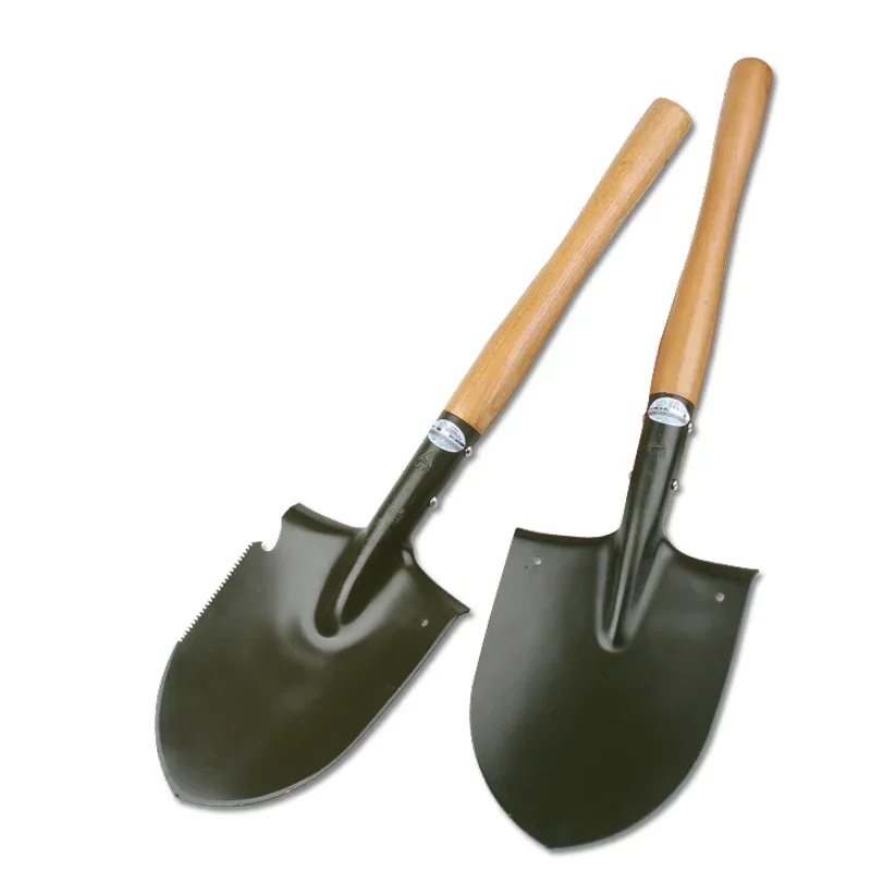 A Sturdy Shovel With High Hardness And Toughness Good Quality Manganese Steel Wood Handle Garden Small Spade