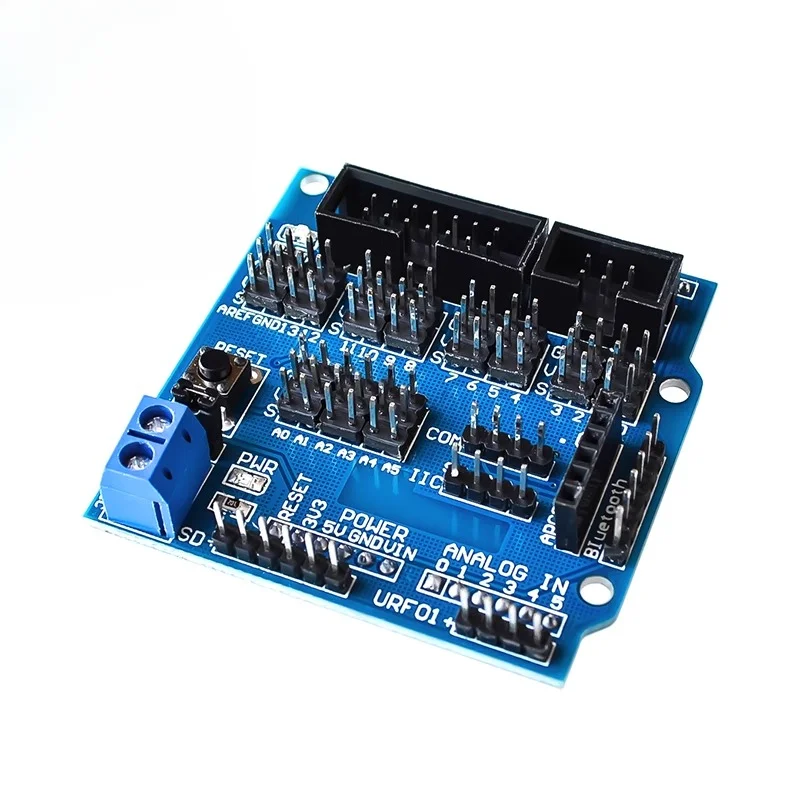 Sensor Shield V5.0 Sensor Expansion Board for MEGA R3 V5 for Arduino Electronic Building Blocks of Robot Parts