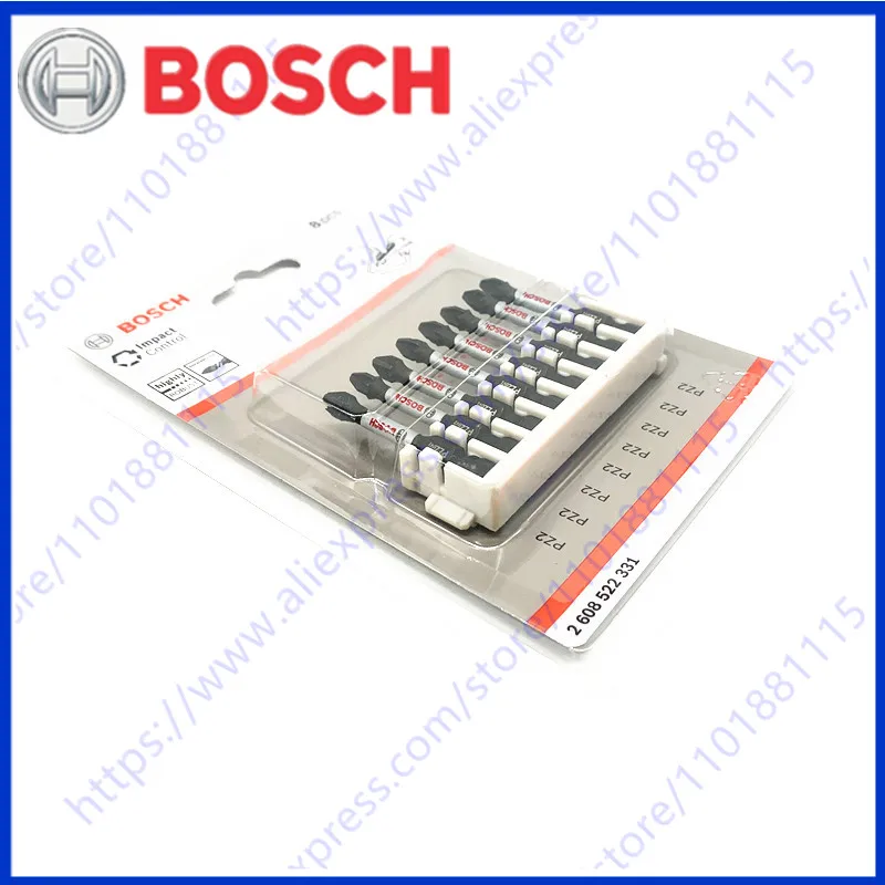 50mm 1/4" highly Robust Professional Torx Screwdriver Set 2608522331 for Bosch Piece Screwdriver Set hex Impact Control PZ2 Bits view 3