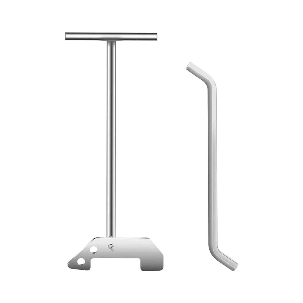 Silver Garbage Disposal Wrench Sink Drain Opener Stainless Steel Construction Compact And Lightweight Multifunctional Design