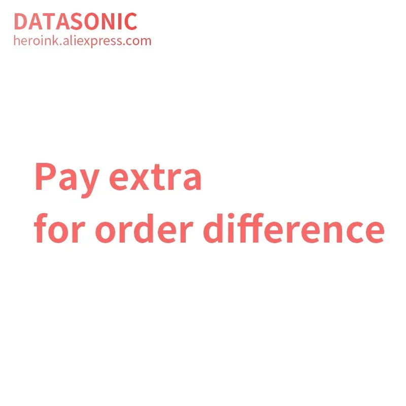 Additional Pay For Your Order