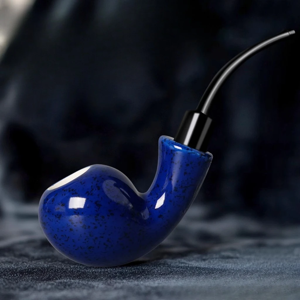 

Tobacco Pipe Ceramic Pipe Bowl Acrylic Pipe Mouth 9mm Filter Father's Day Gift Apple Shaped
