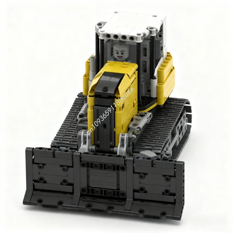 625 stks MOC Technische Bulldozer Model bouwstenen ambachtelijke speelgoed Modulaire Baksteen Onderwijs Verjaardag kerstcadeaus
