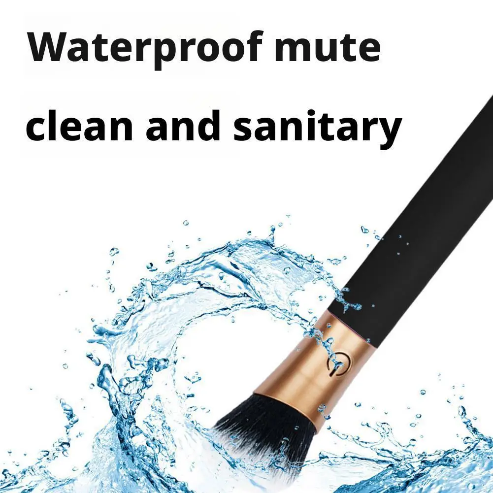 فرشاة مكياج كهربائية قابلة لإعادة الشحن، فرشاة أحمر الخدود متعددة الوظائف، مريحة وناعمة للمنزل والسفر، أداة مكياج الوجه