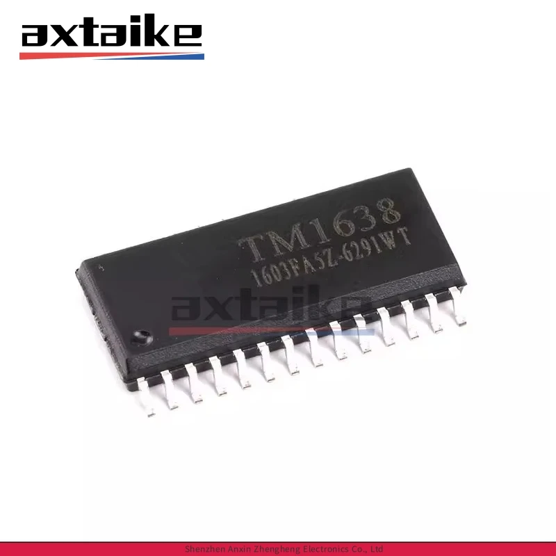 10PCS TM1638 SOP-28 SMD With Keyboard Scanning Interface LED Display Driver Control IC