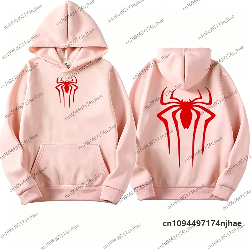 2026 Modische Baumwoll-Hoodies mit Spinnenmuster für Männer und Frauen, Herbst-Winter Langarm-Sweatshirt, Lässiger Pullover, Sportliche Kinder-Oberteile – Detail 12
