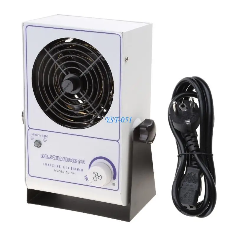 E15A مكافحة ساكنة أيون مروحة مكافحة ساكنة أيون مروحة سطح المكتب أيون مروحة إضافة ساكنة الصناعية مزيل القضاء على كهرباء #3