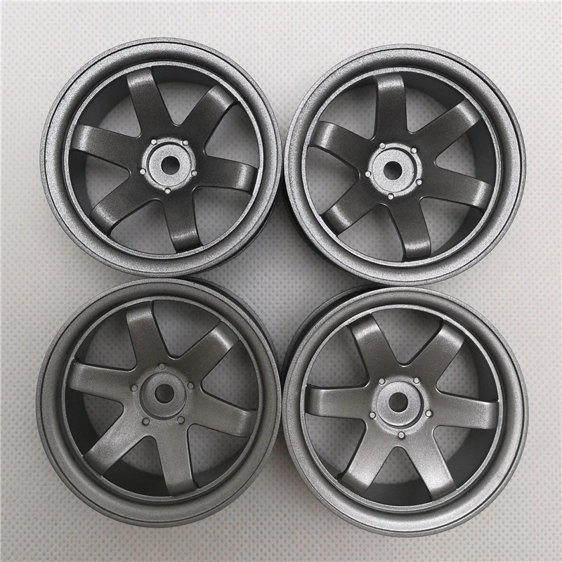 4pcs 3/6/9mm Offset RC Car 1/10 Scale Plastic Wheels Rims Drift On road Touring Model Hobby