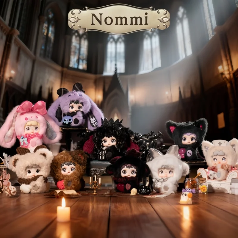 

Authentic Nommi&Heymi Symbiotic Relationship Series Blind Box Fashion Plush Toy Backpack Keychain Pendant Friend Holiday Gift