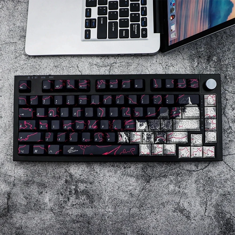 

146 клавиш GMK Graffiti Keycaps Cherry Profile PBT Dye Sublimation Механическая клавиатура Keycap для MX Switch G610 K70 с ISO ente