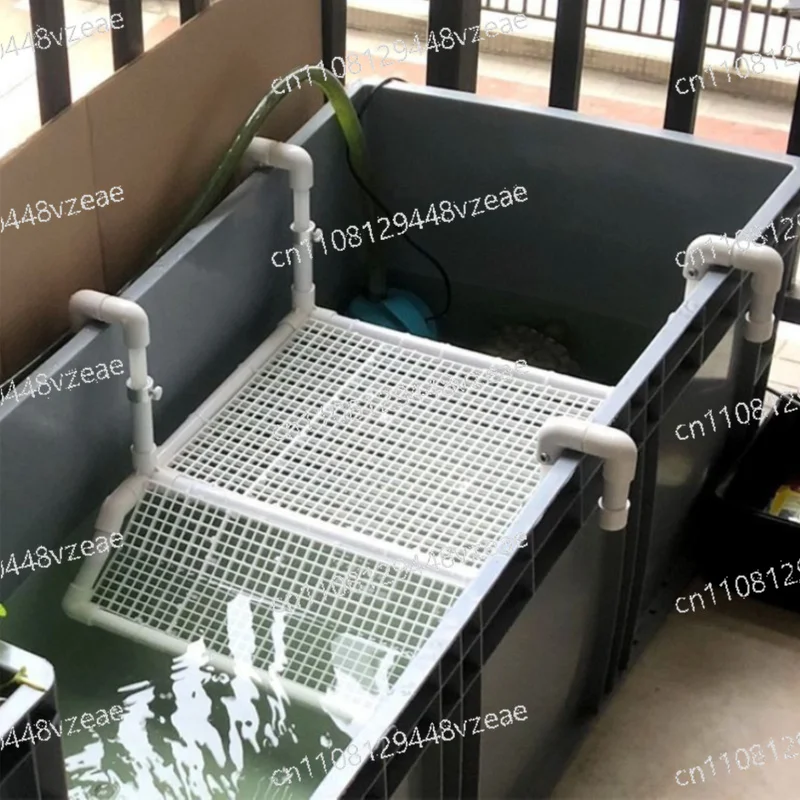 Ladder Turtle Breeding Box Ramp Turtles Habitat Decor DIY Turtle Basking Platform with Hook Turtles Terrarium Hanging Climbing