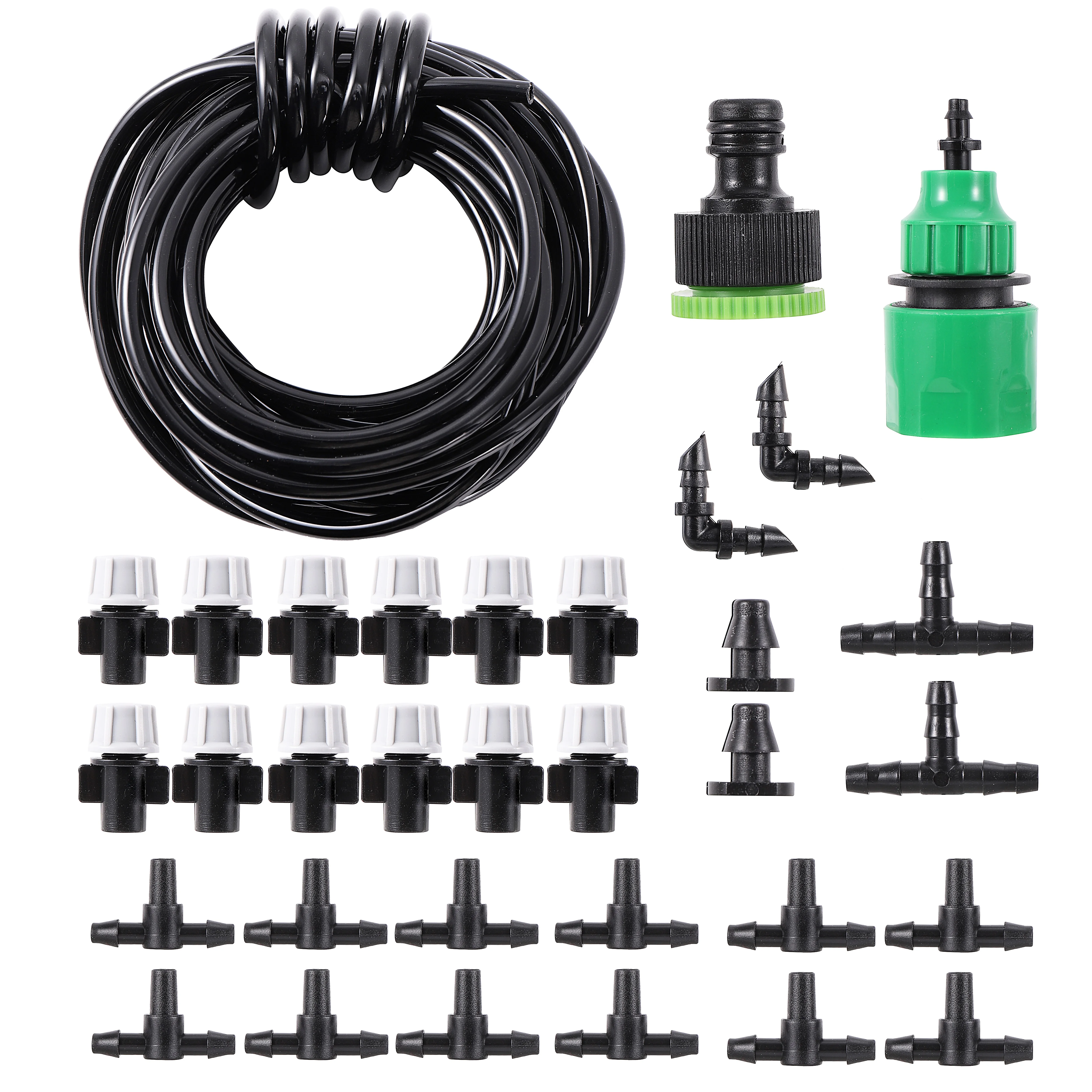 

5m/10m/20m Automatic Misting Watering kit Garden Pouring Drip Irrigation System Agriculture Greenhouse Irrigation Dropshipping