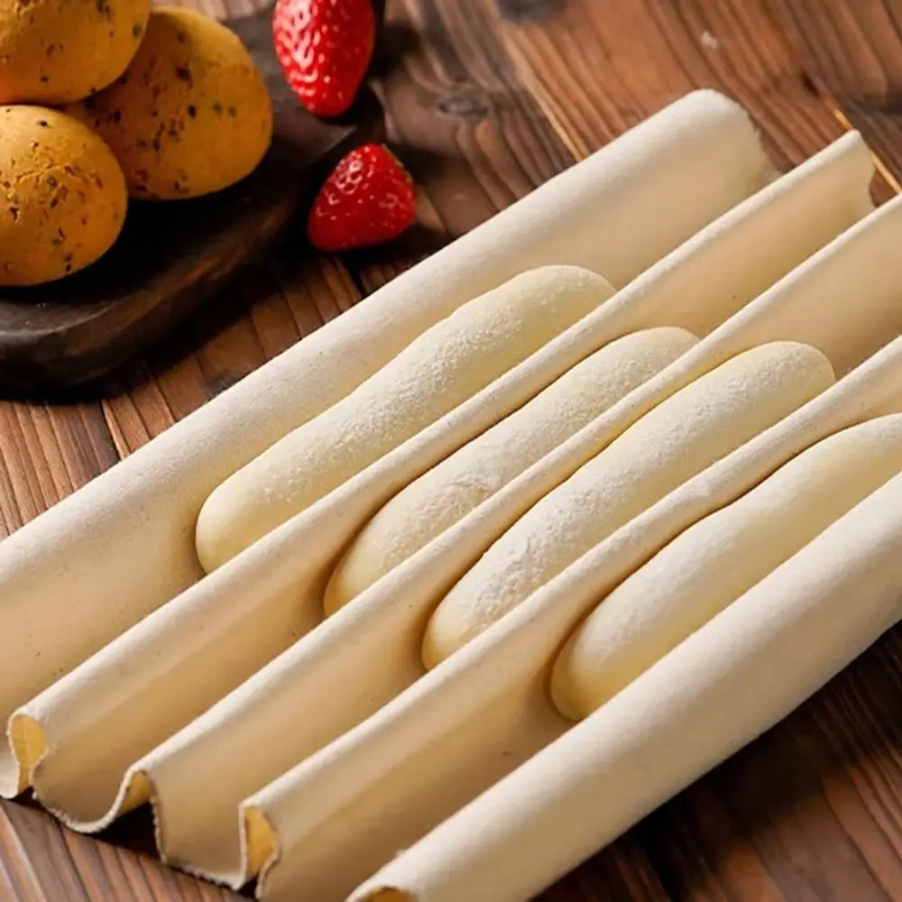 1Pcs New Proofing Linen Fermented Cloth Dough Bakers Pans Couche Pastry Baguettes Loaf Cloth Baking Kitchen Tool French Bread - Detail 1