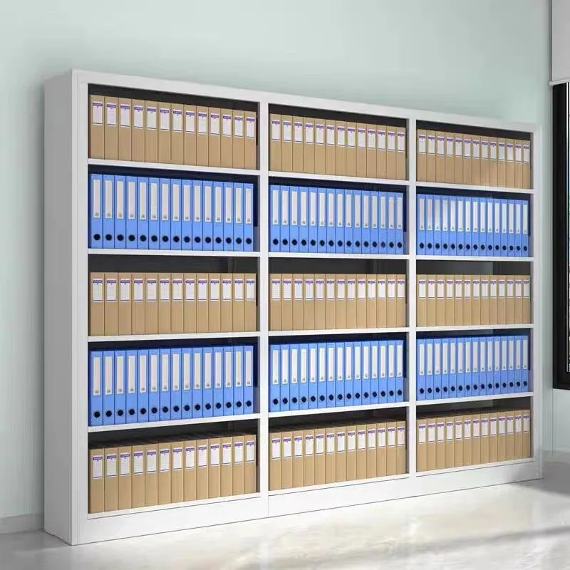 Steel Thickened A4 File Box Rack Document Voucher Cabinet Financial Accounting Data Storage Rack File Data Rack