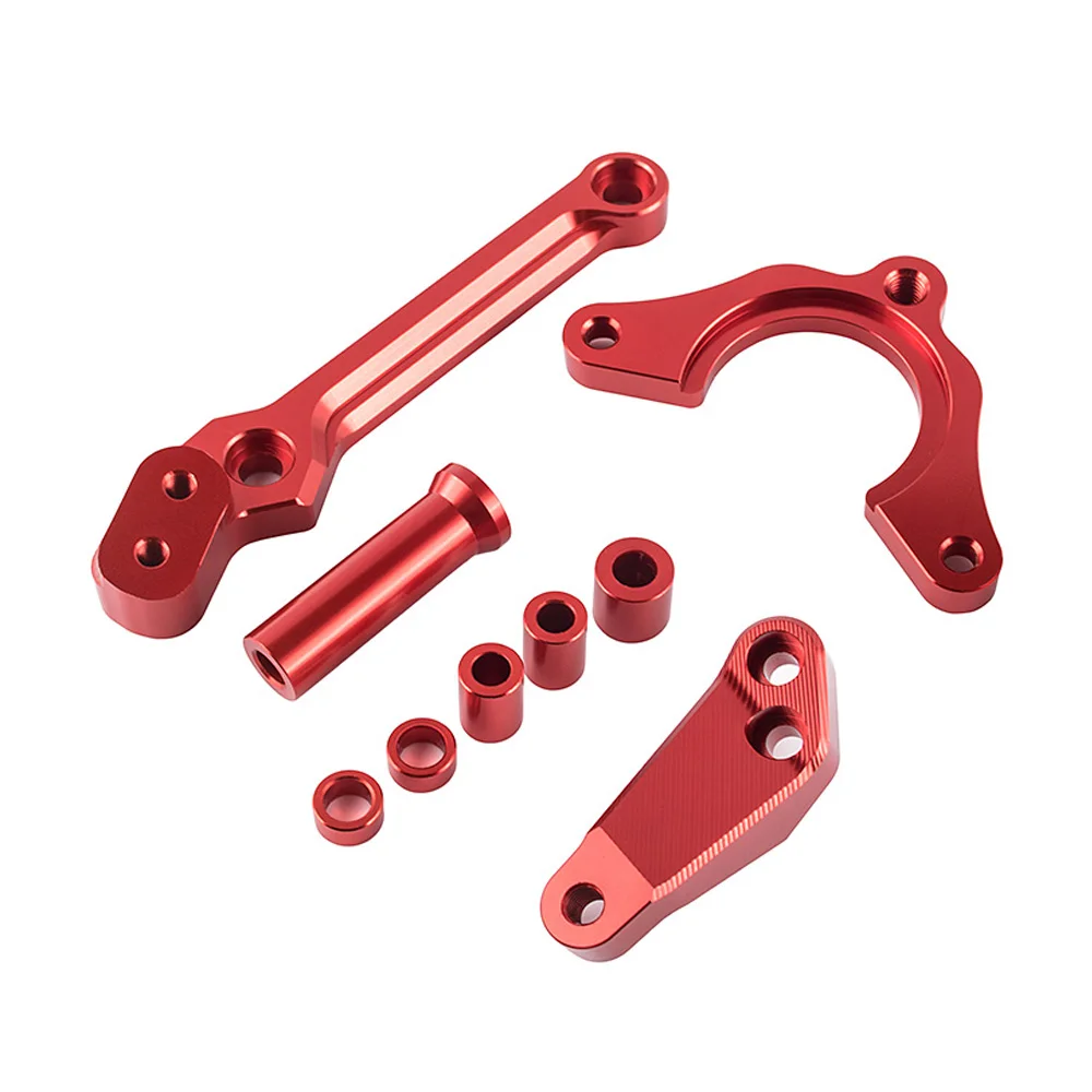 Kit staffa ammortizzatore di sterzo regolabile in alluminio CNC per motocicli per Kawasaki Z900 Z 900 2017-2018