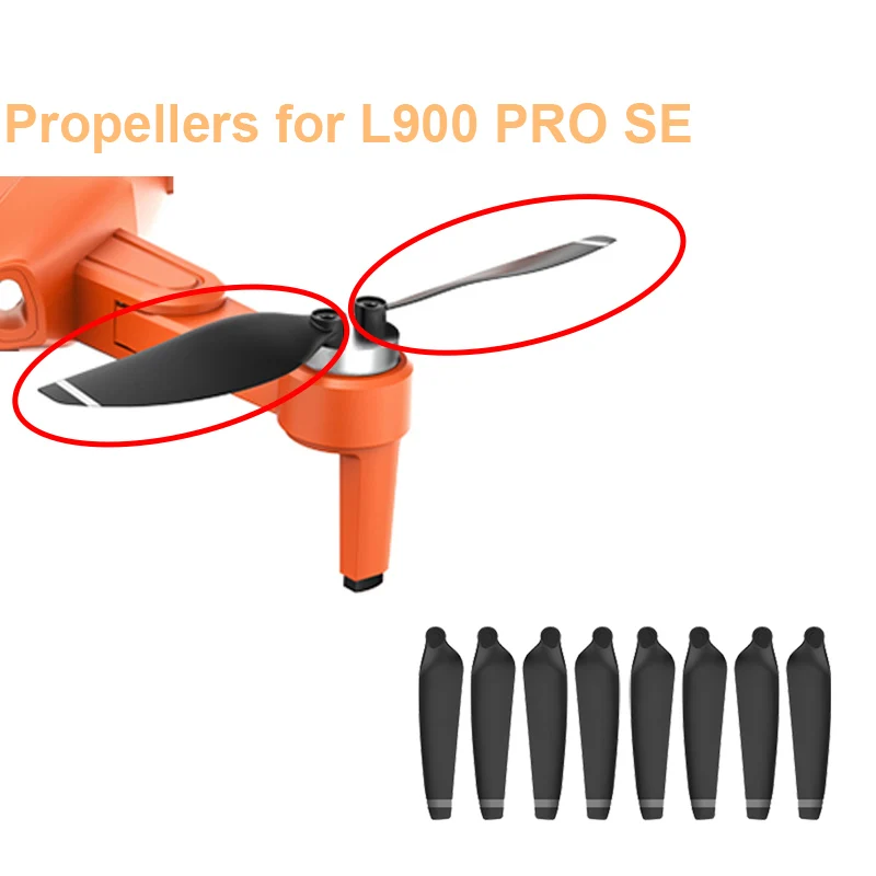 LYZRC ل L900 PRO SE الطائرة بدون طيار قطع غيار المروحة الأصلية شفرة الطائرة بدون طيار استبدال أجزاء استبدال مراوح ملحقات طائرة بدون طيار #2