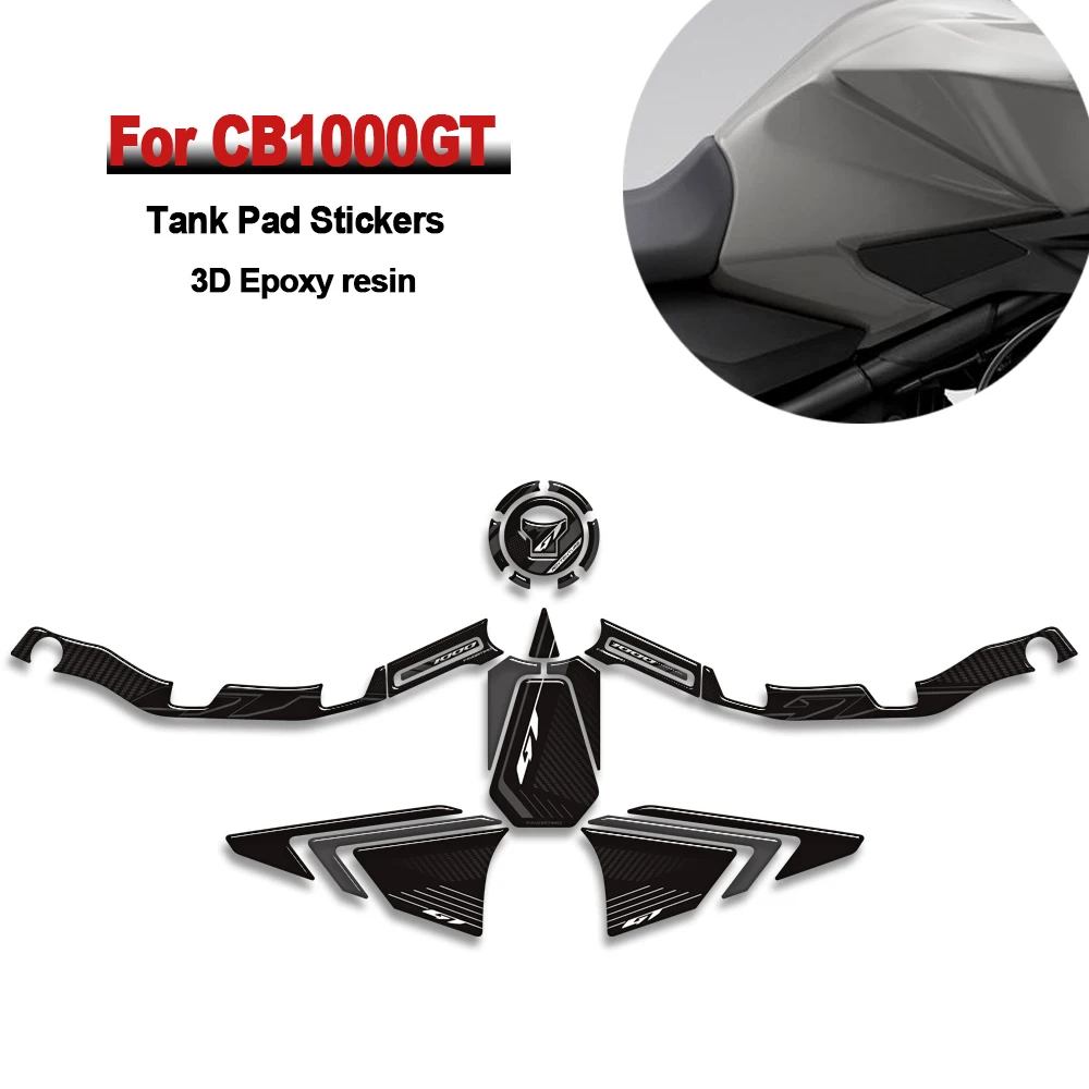 For CB1000GT CB 1000 GT CB1000 3D Epoxy Resin New Motorcycle Tank Pad Stickers Protection Decals Handshield Hand Guard