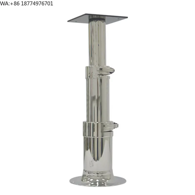 

Оригинальное регулируемое морское сиденье-кресло из нержавеющей стали для лодок с трехступенчатым подъемным механизмом и подставкой для стола