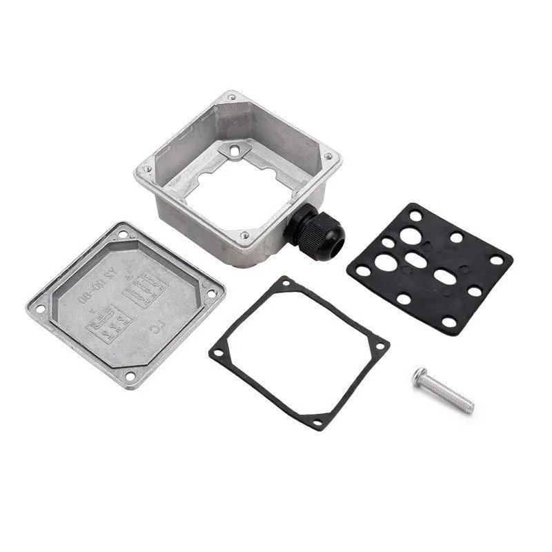 1PCS Square Aluminum Motor Junction Box Y2-63-71 Y2-80-90 Y2-100 Y2-112-132 Y2-160-180 Repair Tool Part NO.C2119 for Y2 Motors