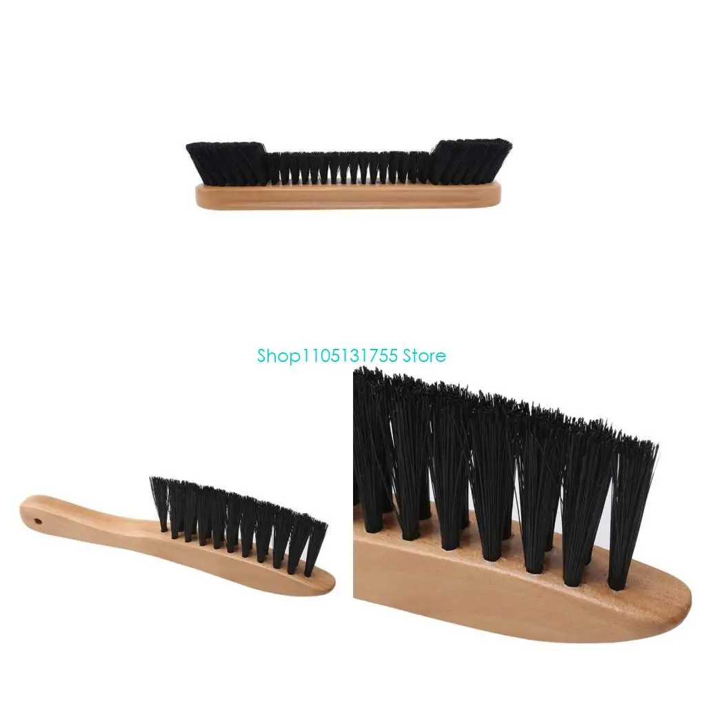 

K0EF Billiard Tables Sweepers Cleanings Tool Wooden Billiard Tables Brush with Horsehair