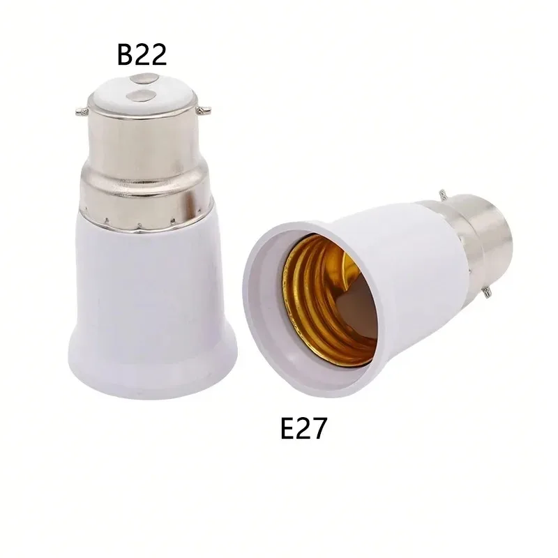 6pcs for Universal E27 Female To B22 Male Light Bulb Adapter – Converts Screw To Bayonet Fitting New!