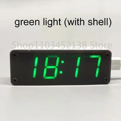 WIFI Clock, NTP Time Service, Automatic Time Synchronization, 0.8-inch Digital Tube LED Clock Module, Intelligent Dimming