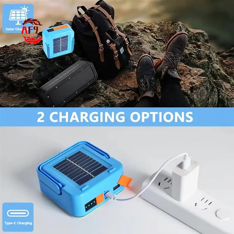 

AF90-Rechargeable Solar LED Spotlight - USB Outdoor Floodlight, Powerful Projector Construction Lamp For Enhanced Visibility