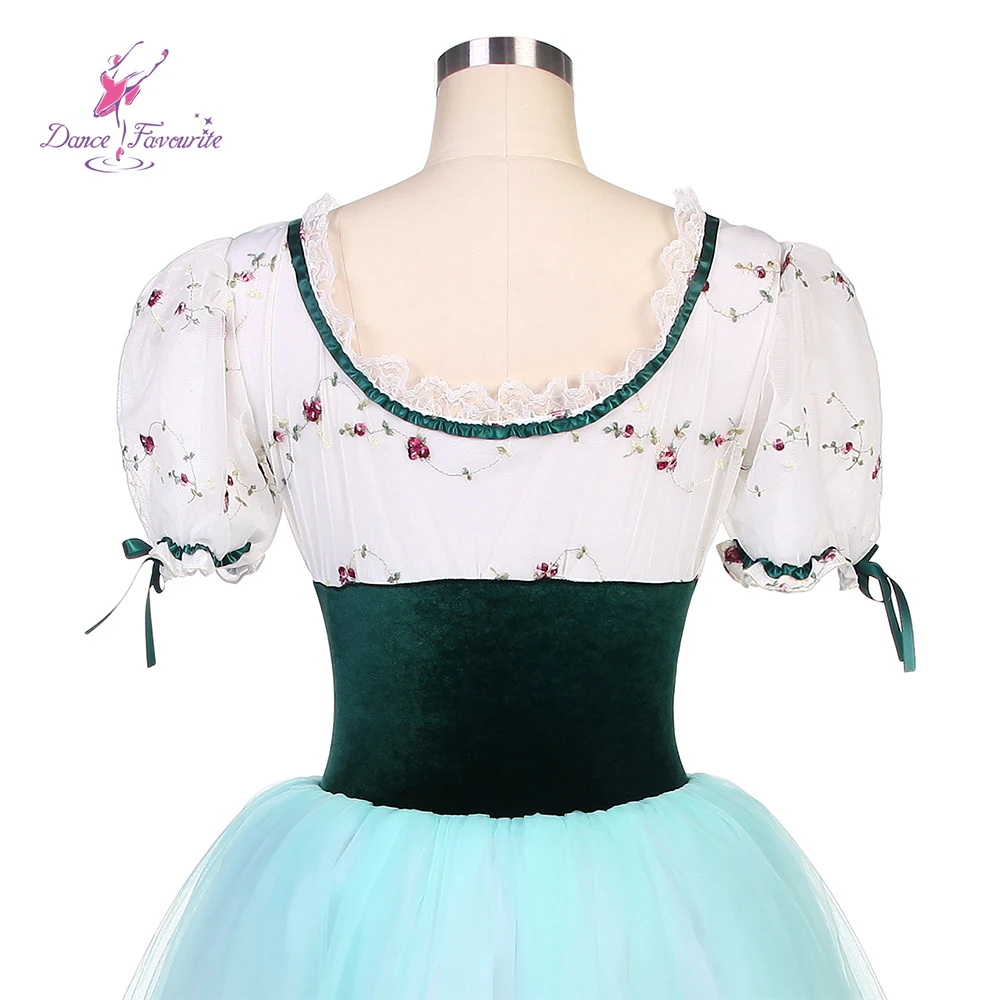 الرقص المفضل الباليه تنورات قصيرة الأخضر الباليه توتو أزياء رقص رومانسية طويلة الباليه توتو ملابس رقص 20011 #6