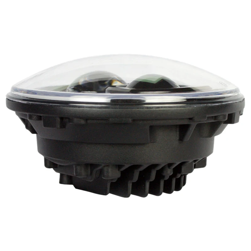 

SXMA J224 1Pair Running Lights Head Lamp JK 7-Inch Round LED Headlights Without Ring for Jeep for Wrangler