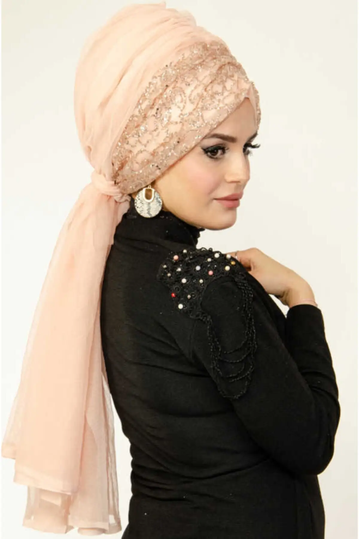 Female Salmon Evening Buckled Bone